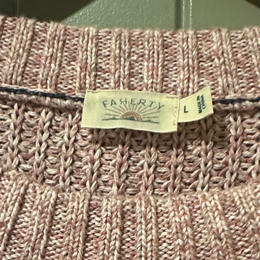 FAHERTY Sunwashed Fisherman Knit L - Picture 5 of 8